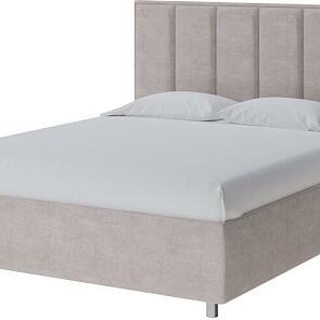 Кровать Routa велюр лофти бежевый 800x2000, изголовье мягкое