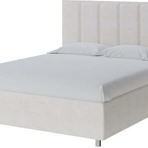 Кровать Routa велюр лофти лён 800x2000, изголовье мягкое