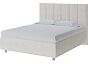 Кровать Routa велюр лофти лён 900x2000, изголовье мягкое
