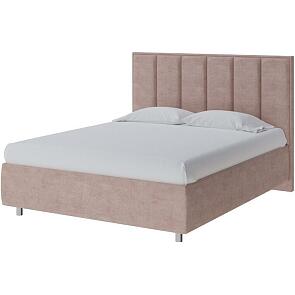 Кровать Routa велюр лофти мокко 1400x2000, изголовье мягкое