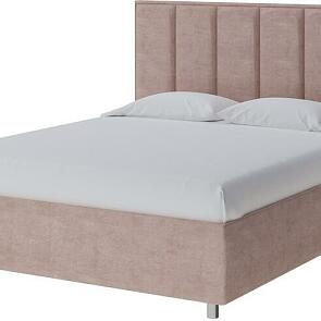 Кровать Routa велюр лофти мокко 1400x2000, изголовье мягкое