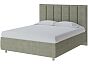 Кровать Routa велюр лофти олива 1200x2000, изголовье мягкое