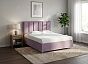Кровать Routa велюр лофти слива 900x2000, изголовье мягкое