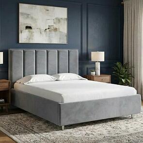 Кровать Routa без основания Ultra Мокрый асфальт 120-200