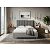 Кровать Routa велюр ultra мокрый асфальт 1600x2000, изголовье мягкое