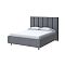 Кровать Routa велюр ultra мокрый асфальт без подъёмного механизма 900x2000, без ортопедического основания, изголовье мягкое