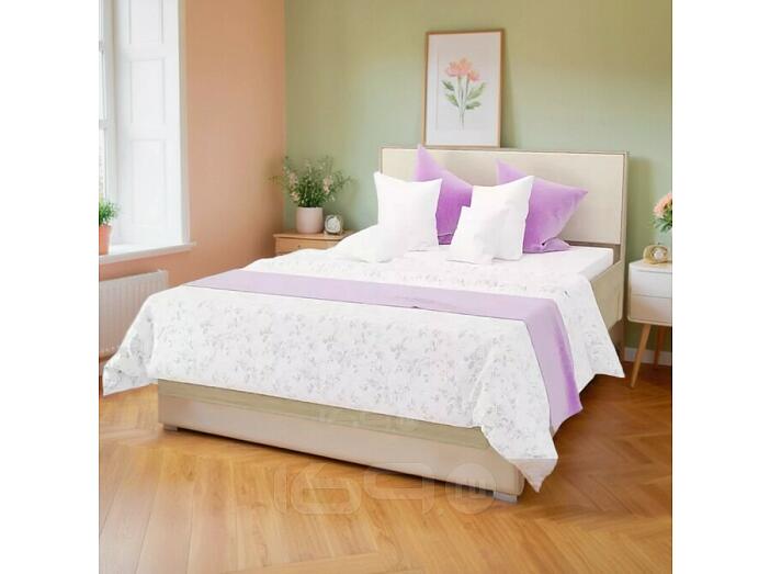 Кровать с подъемным механизмом Сопрано Beige/Дуб сонома 1,6м (подъёмный механизм выписывается отдельно)
