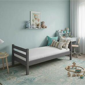 Кровать Соня без обивки сиреневый без П/М 800x1900, изголовье жесткое