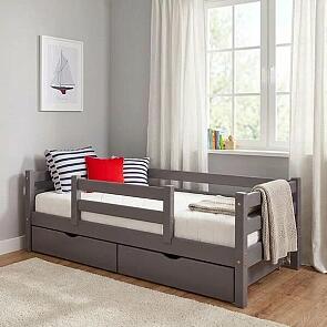 Кровать Соня без обивки сиреневый без подъёмного механизма 800x1900, ортопедическое основание, изголовье жесткое