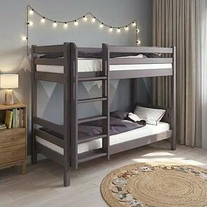 Кровать Соня без обивки сиреневый без подъёмного механизма 800x1900, ортопедическое основание, изголовье жесткое