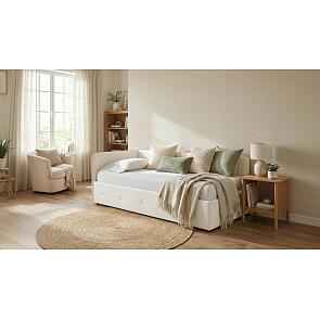 Кровать Umka Лофти Лён 90-200