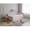 Кровать Umka Teddy 027 Розовый фламинго 90-200