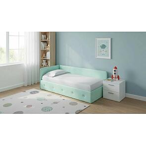 Кровать Umka Teddy 337 Мятный 90-200