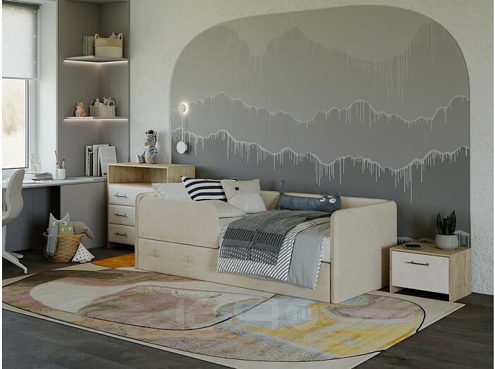 Кровать Umka Ultra Песочный 80-200