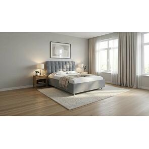 Кровать Volumo без основания Ultra Мокрый асфальт 160-200