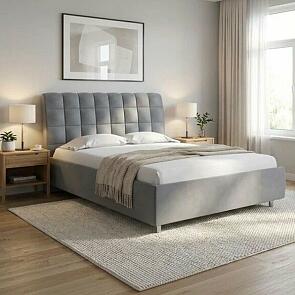 Кровать Volumo без основания Ultra Мокрый асфальт 90-200