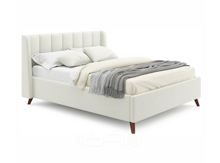 Мягкая кровать Betsi 1600, П/М, ткань, Бежевый