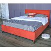 Мягкая кровать Melani 1600, БП/М, ткань, Оранжевый