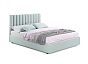 Кровать Olivia велюр мятный без П/М 1600x2000, ортопедическое основание, изголовье мягкое