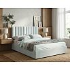 Кровать Olivia велюр мята пастель с подъемным механизмом 1800x2000, ортопедическое основание, изголовье мягкое