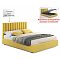 Мягкая кровать Olivia 1800 желтая с подъемным механизмом