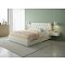 Кровать Verona велюр бежевый без П/М 1400x2000, изголовье мягкое