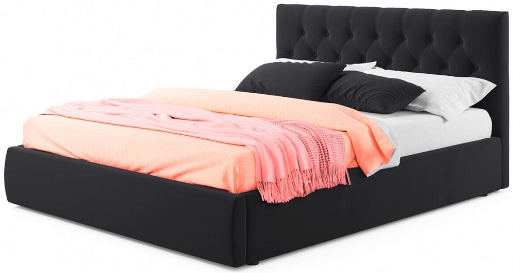 Мягкая кровать Verona 1400 темная с подъемным механизмом мягкая кровать ameli 1400 шоколад с подъемным механизмом