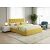 Кровать Verona велюр жёлтый С П/М 1400x2000, изголовье мягкое