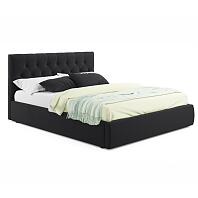 Кровать Verona велюр коричневый с подъемным механизмом 1600x2000, ортопедическое основание, изголовье мягкое