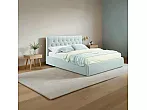 Кровать Verona велюр мятный С П/М 1800x2000, ортопедическое основание, изголовье мягкое