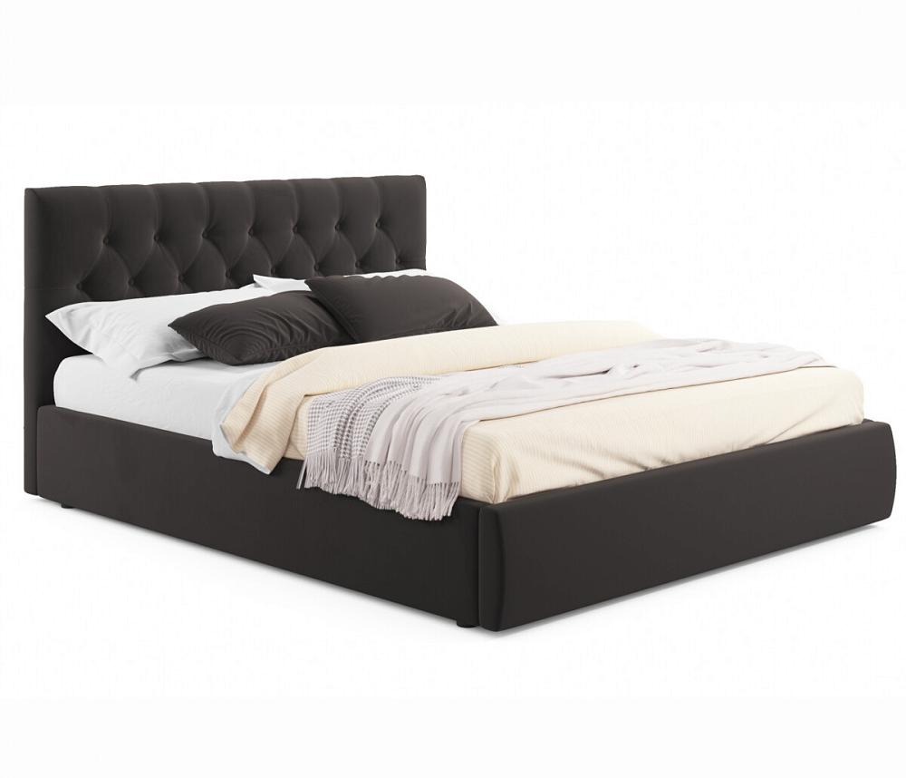 Мягкая кровать Verona 1800 шоколад с подъемным механизмом мягкая кровать ameli 1400 шоколад с подъемным механизмом