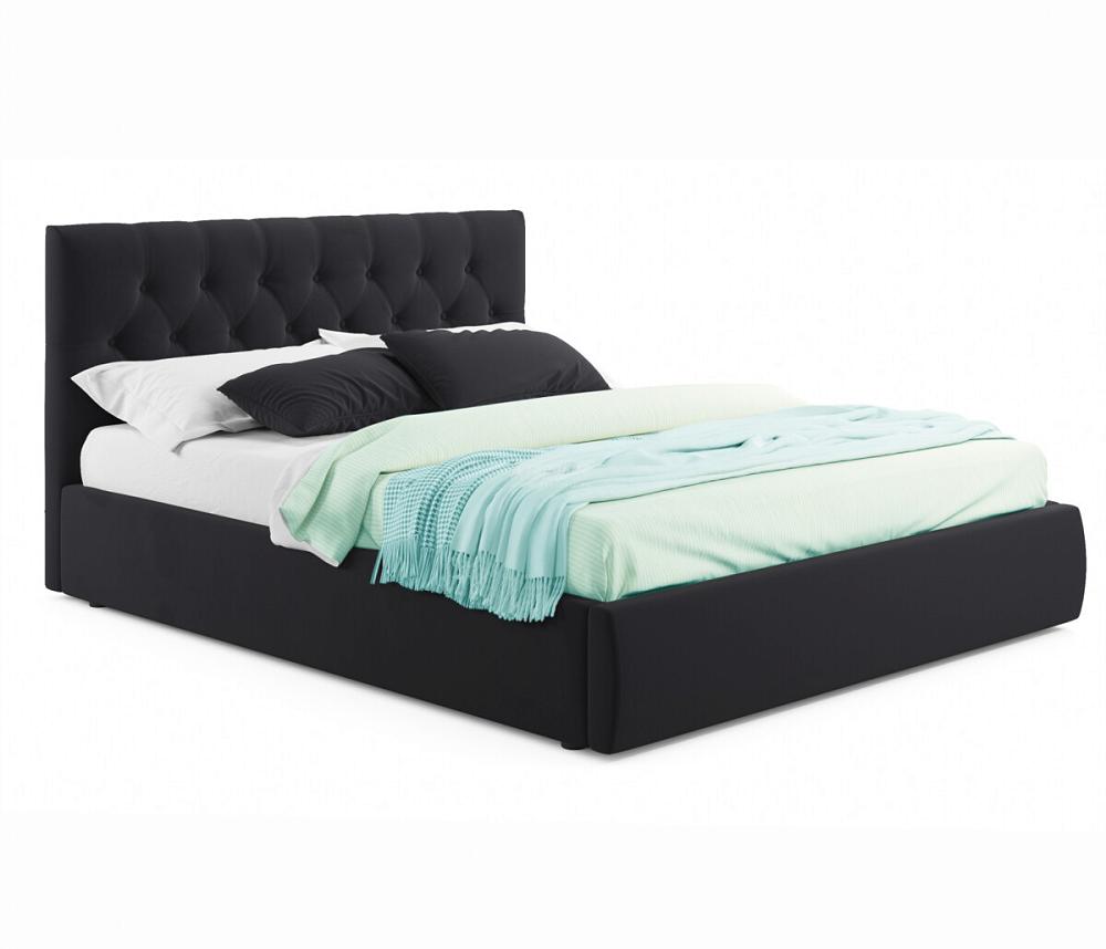 Мягкая кровать Verona 1800 темная с подъемным механизмом мягкая кровать ameli 1600 синяя с подъемным механизмом