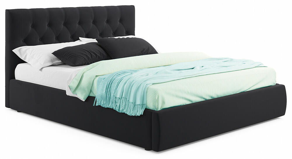 Мягкая кровать Verona 1800 темная с подъемным механизмом 27000₽