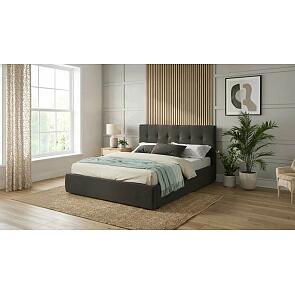 Кровать Bonna экокожа белый с подъемным механизмом 900x2000, ортопедическое основание, изголовье мягкое