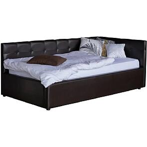 Односпальная кровать-тахта Bonna БП/М экокожа Венге 90