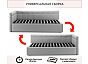 Кровать Bonna велюр бежевый С П/М 900x2000, ортопедическое основание, изголовье мягкое