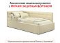 Кровать Bonna велюр бежевый С П/М 900x2000, ортопедическое основание, изголовье мягкое