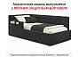 Кровать Bonna велюр шоколадный С П/М 900x2000, ортопедическое основание, изголовье мягкое