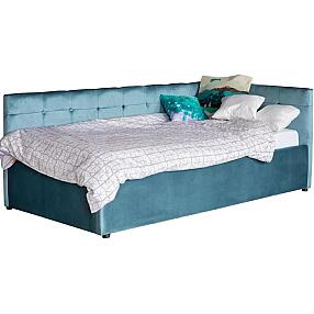 Односпальная кровать-тахта Bonna 900, П/М, ткань, Синий