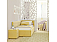 Кровать Bonna велюр жёлтый С П/М 900x2000, изголовье мягкое