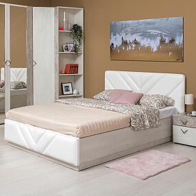 Амели Кровать 11.16 Шелковый камень К349 RT,Adilet Bentli 03,Adilet Bentli 05
