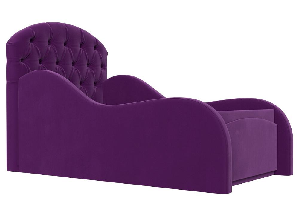 Детская кровать Майя Микровельвет Фиолетовый детская кровать сказка люкс микровельвет фиолетовый
