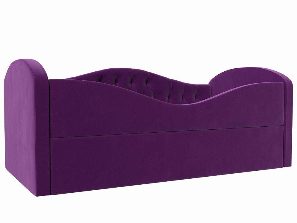 Детская кровать Сказка Люкс Микровельвет Фиолетовый детская кровать сказка люкс микровельвет фиолетовый