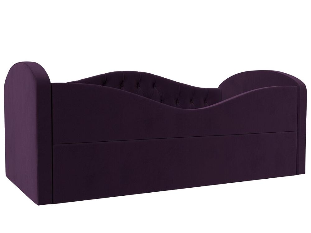 Детская кровать Сказка Люкс Велюр Фиолетовый детская кровать сказка люкс микровельвет фиолетовый