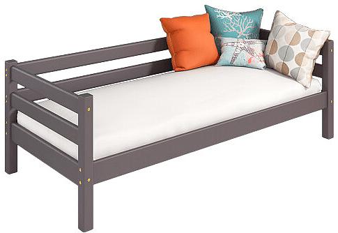 Кровать Соня Вариант 2 с задней защитой Лаванда кровать соня вариант 9 двухъярусная с прямой лестницей лаванда