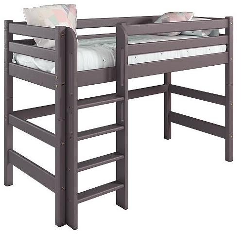 Кровать Соня Вариант 5 полувысокая с прямой лестницей Лаванда кровать соня вариант 2 с задней защитой лаванда