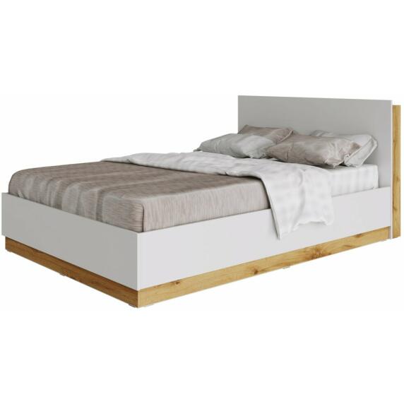 FRESCO кровать 140х200 Белый/Дуб Вотан