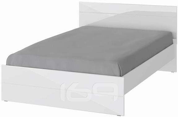 Кровать Gloss 140x200 см, жесткое изголовье купить недорого по цене от ...