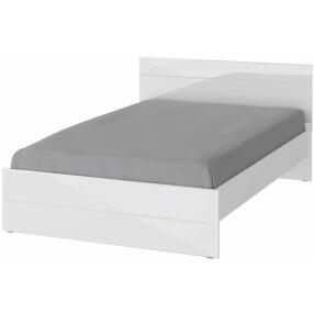 GLOSS кровать 1400х2000 Белый/Белый глянец