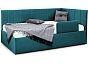 Кровать Хеппи 2 велюр мора океан С П/М 900x2000, изголовье мягкое